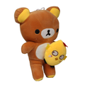 Tickles Teddy Holding Cartoon Character Super Soft Stuffed Animal Toy for Kids 20 cm