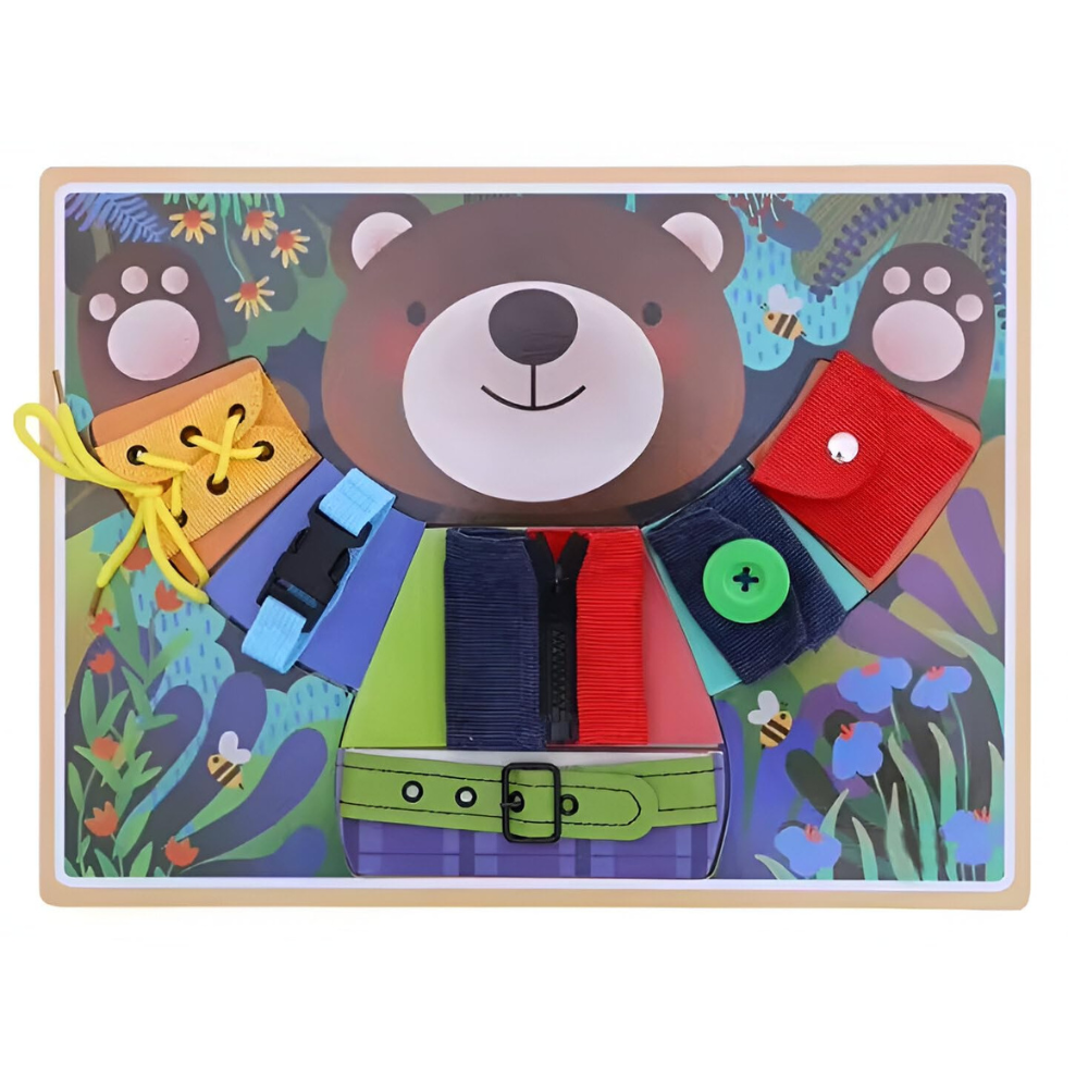 Tickles Children Basic Skills Learning Board Dressing Puzzle Intelligence Toy