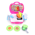 Play Nation 28 Pcs Chef Home Kitchen Suitcase Premium Playset for Boys & Girls