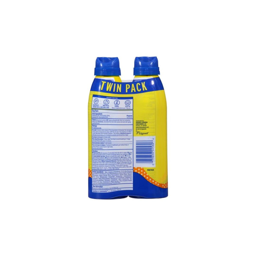 Banana Boat Kids Sport Broad Spectrum Ultra Mist Sunscreen Spray spf 50 - 170 gms (Pack of 2)