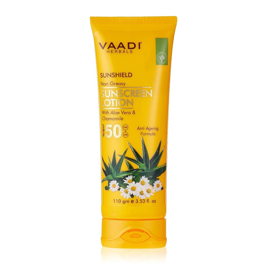 Vaadi Herbals Sunscreen Lotion SPF-50 - 110 gms