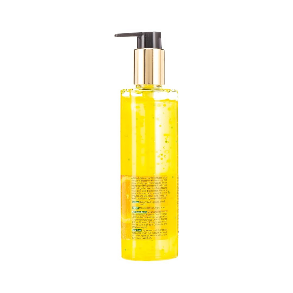 Vaadi Herbals Pvt Ltd Honey Lemon Face Wash With Jojoba Beads - 250 ml