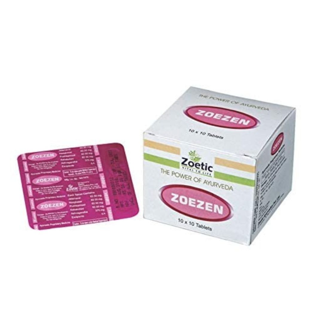 Zoetic Zoezen - 10 Tablets Each (Pack of 5)