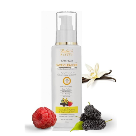 Anherb Natural After Sun Face Cleanser Sun Cleanser Paraben Free - 100 ml
