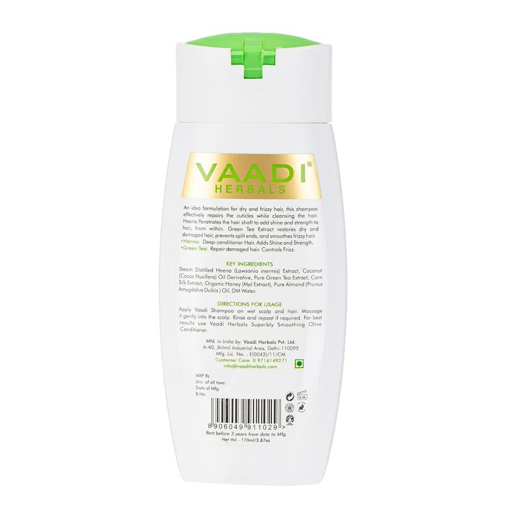 Vaadi Herbals Value Superbly Smoothing Heena Shampoo - 110 ml (Pack of 3)