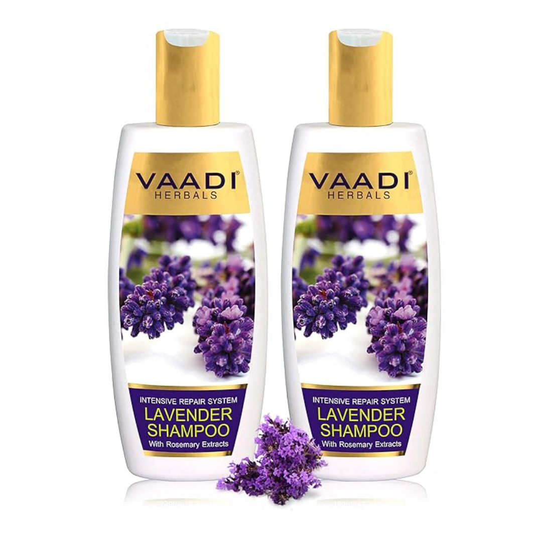 Vaadi Herbals Lavender Shampoo - 350 ml (Pack of 2)