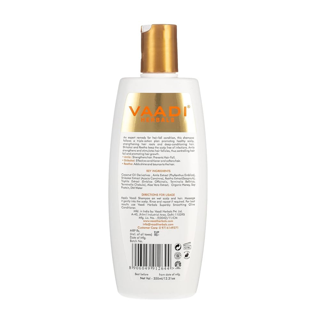 Vaadi Herbals Hairfall And Damage Control Amla Shikakai Shampoo - 350 ml