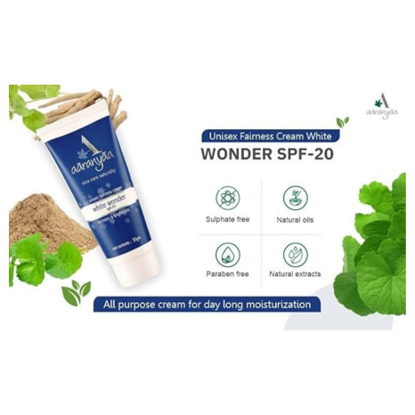 Aaranyaa Fairness Cream White Wonder SPF 20 - 55 gms