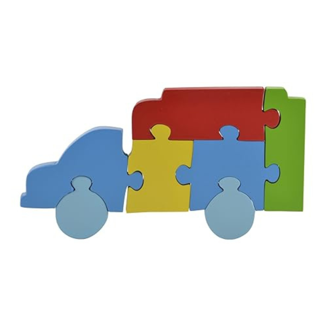 Skillofun Wooden Take Apart Puzzle Large Truck Multi Color