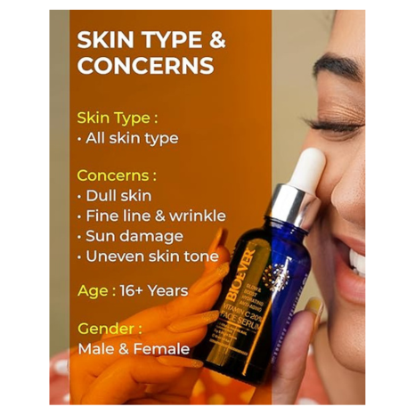 Bioever Brightening Vitamin C Face Serum - 30 ml