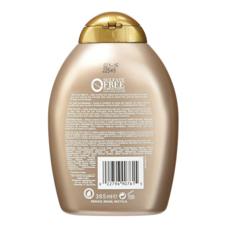 Ogx Shampoo Niacin 3 & Caffeine 13oz - 385 ml