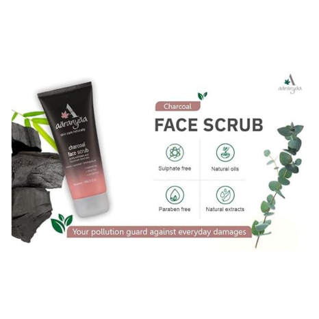Aaranyaa Charcoal Face Scrub - 100 gms