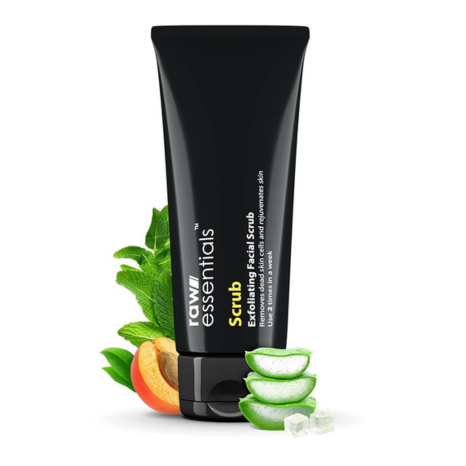 Raw Essentials Scrub, Exfoliating Face Scrub - 100 gms