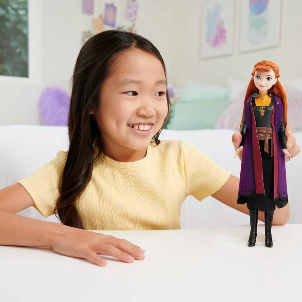 Mattel Princess Dolls Anna Posable Fashion Doll 2 with Signature Clothing and Accessories