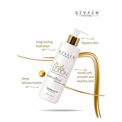 Sevaen Moisture Nourishing Body Lotion - 200 ml Each (Pack of 2)