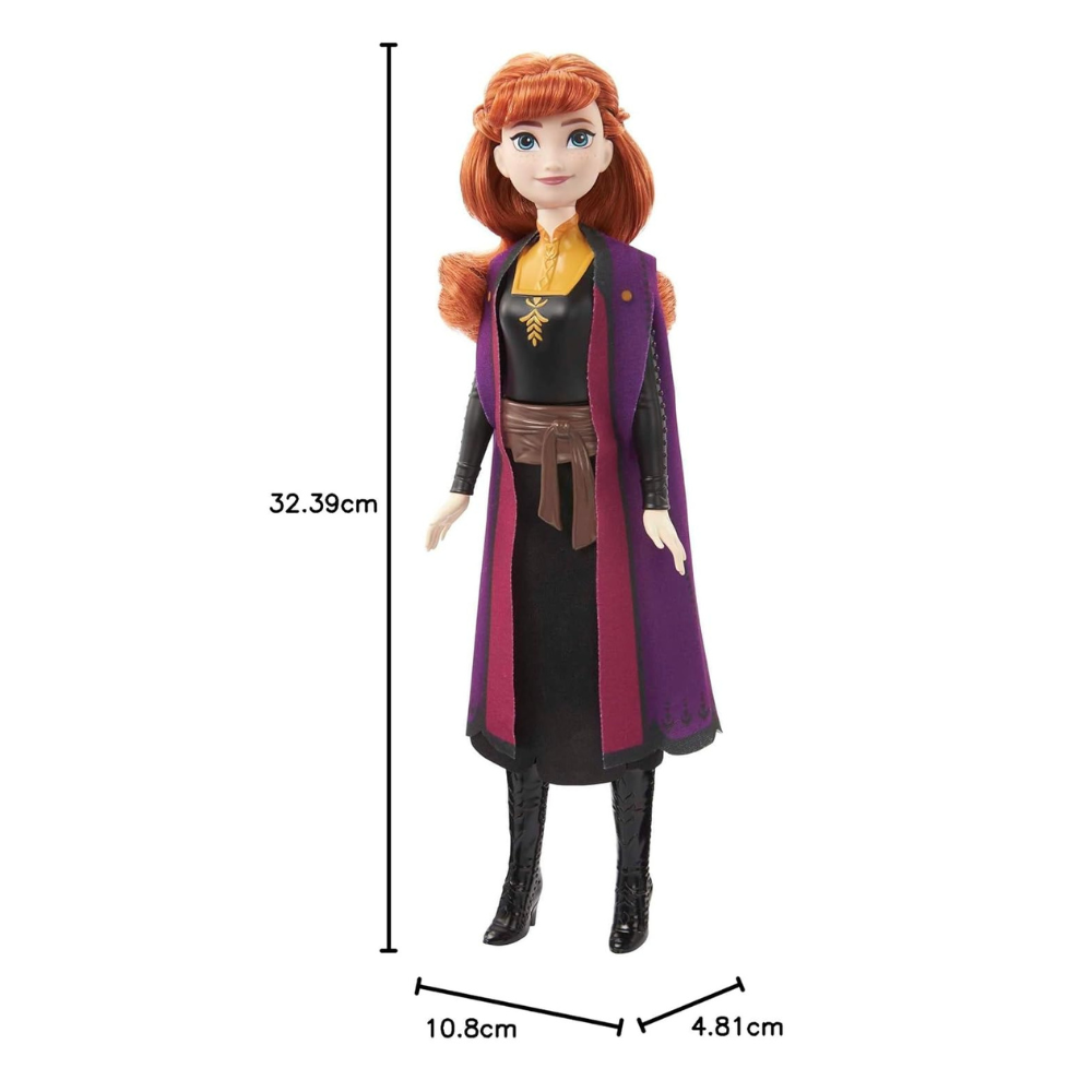 Mattel Princess Dolls Anna Posable Fashion Doll 2 with Signature Clothing and Accessories