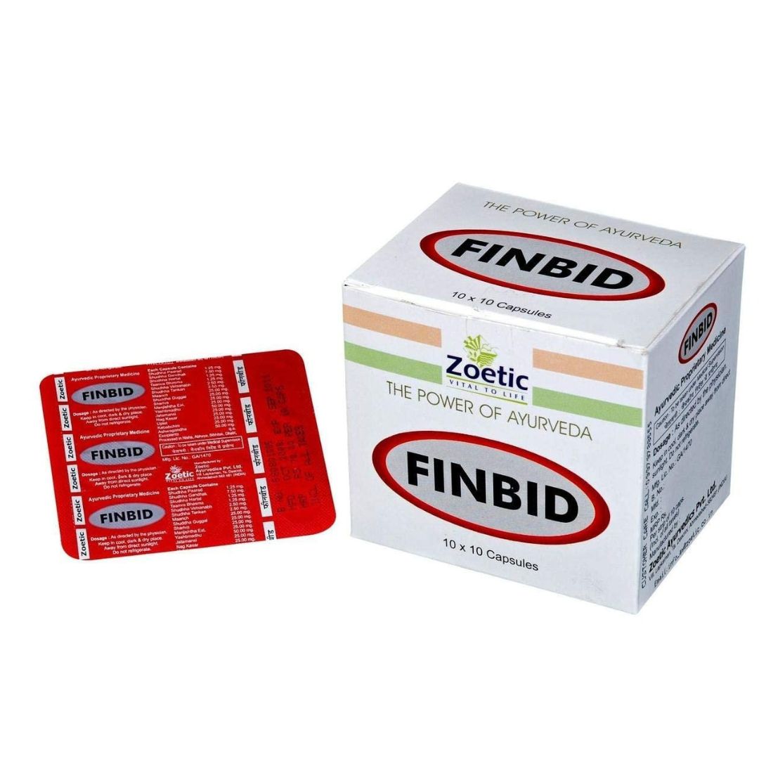 Zoetic Finbid - 10 Capsules Each Sheet (Pack of 5)