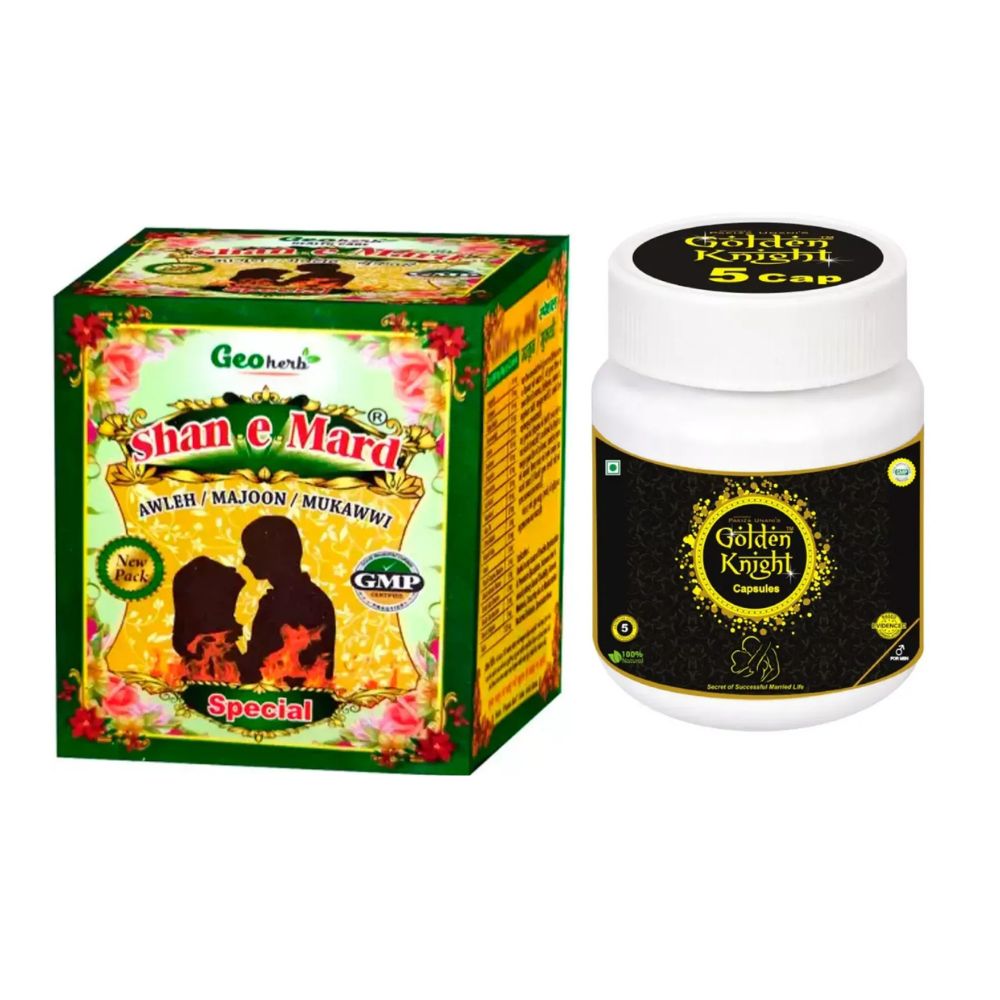 Shan e Mard Special Prash and Golden Knight Capsules Combo