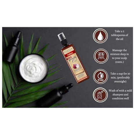 Sevaen Onion Hair oil Herbal Onion Black Seeds Oil - 100 ml