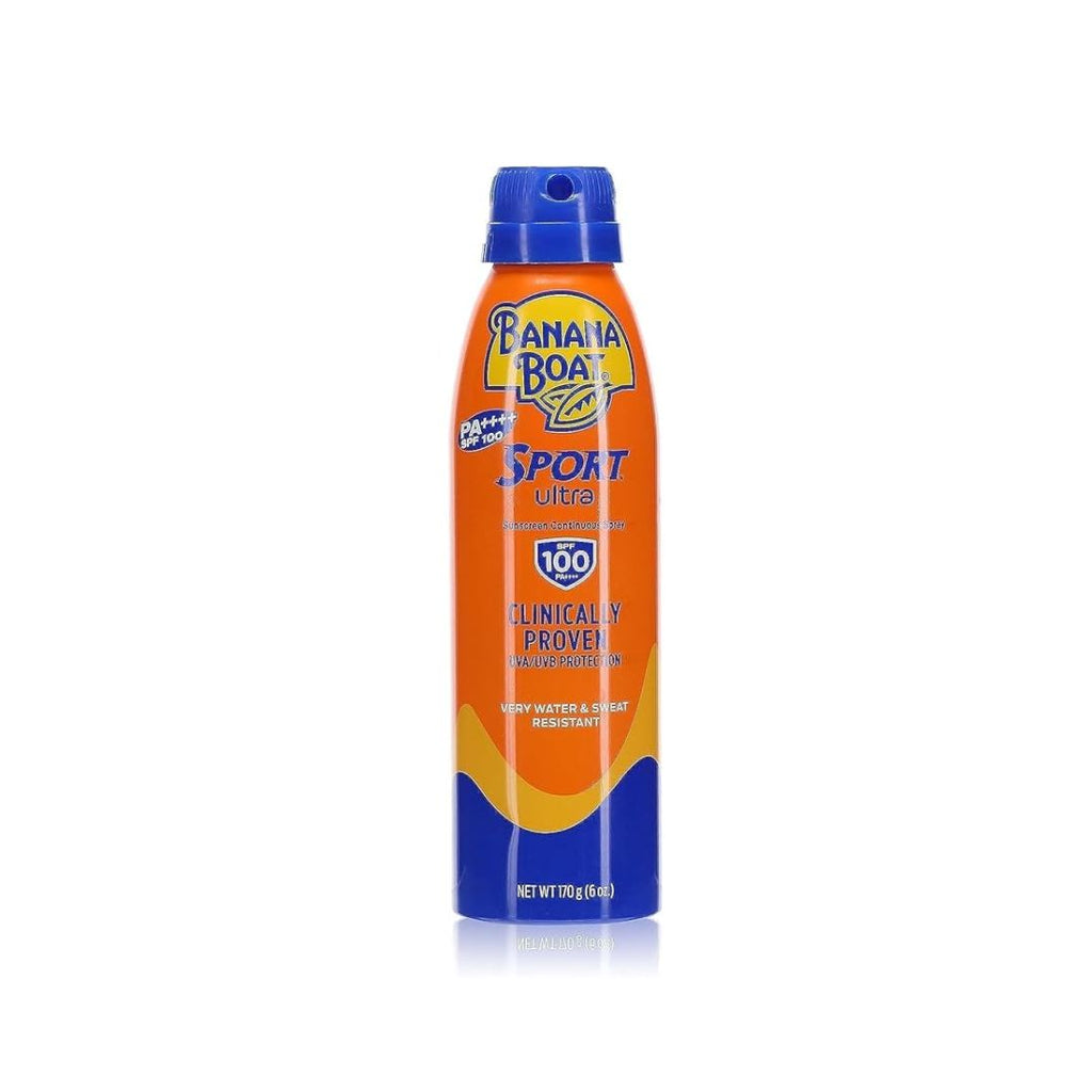 Banana Boat Sport Sunscreen Continuous Invisible Clear Spray - SPF100 - 170 gms