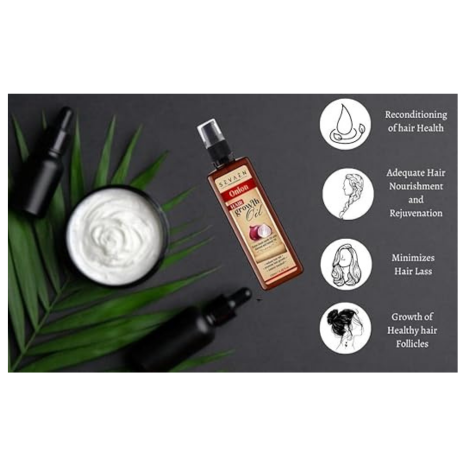 Sevaen Onion Hair oil Herbal Onion Black Seeds Oil - 100 ml