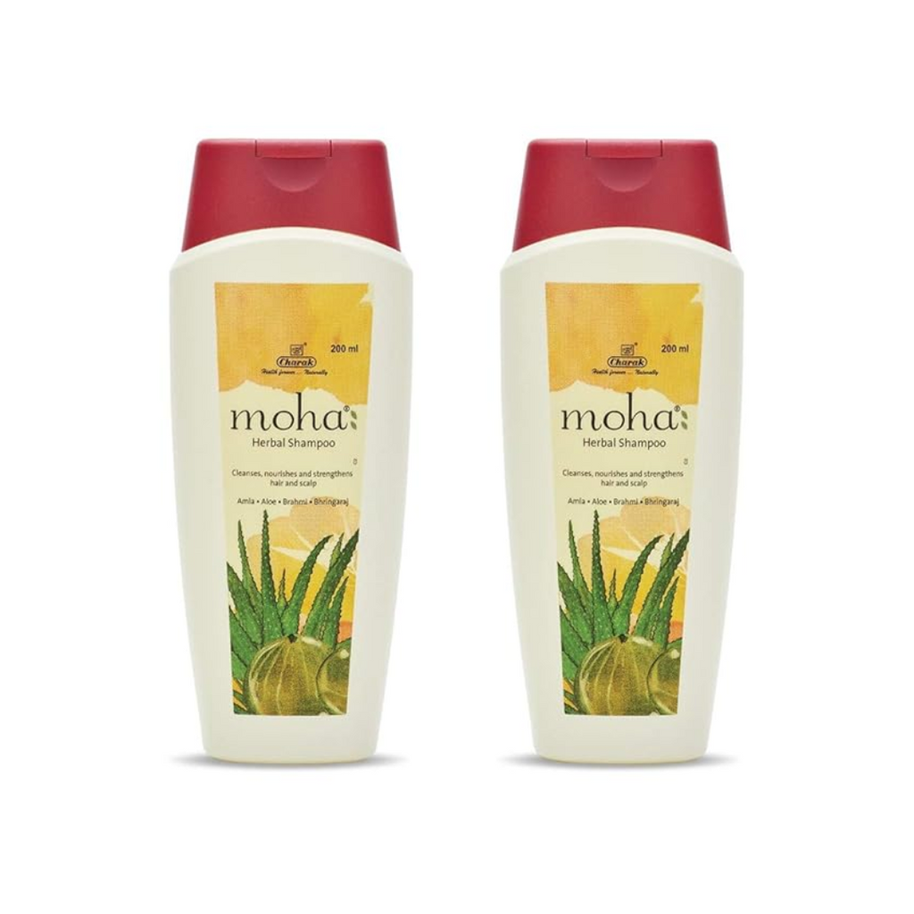 moha: Herbal Hair Shampoo - 200 ml (Pack of 2)