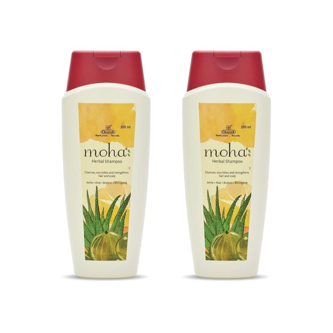 moha: Herbal Hair Shampoo - 200 ml (Pack of 2)