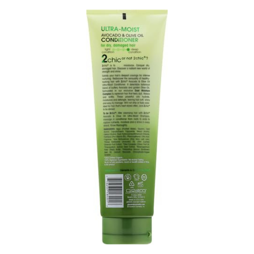 Giovanni Organic 2Chic Olive Oil & Avocado Ultra-Moist Conditioner - 250 ml
