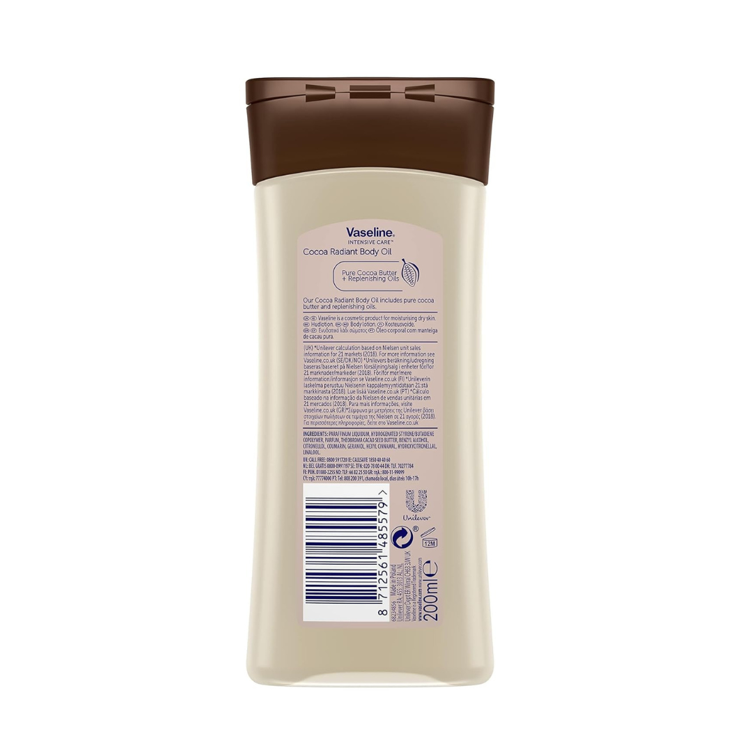 Vaseline Cocoa Radiant Body Oil - 200 ml