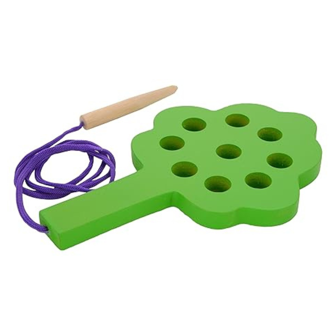 Skillofun H-4A Wooden Sewing Toy Tree Multi Color