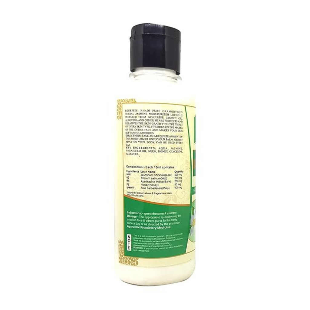 Khadi Natural Pure Jasmine Moisturizer - 210 ml