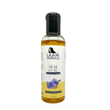 Laam Herbals Organic Alsi Ka Tel Flaxseed Oil - 100 ml