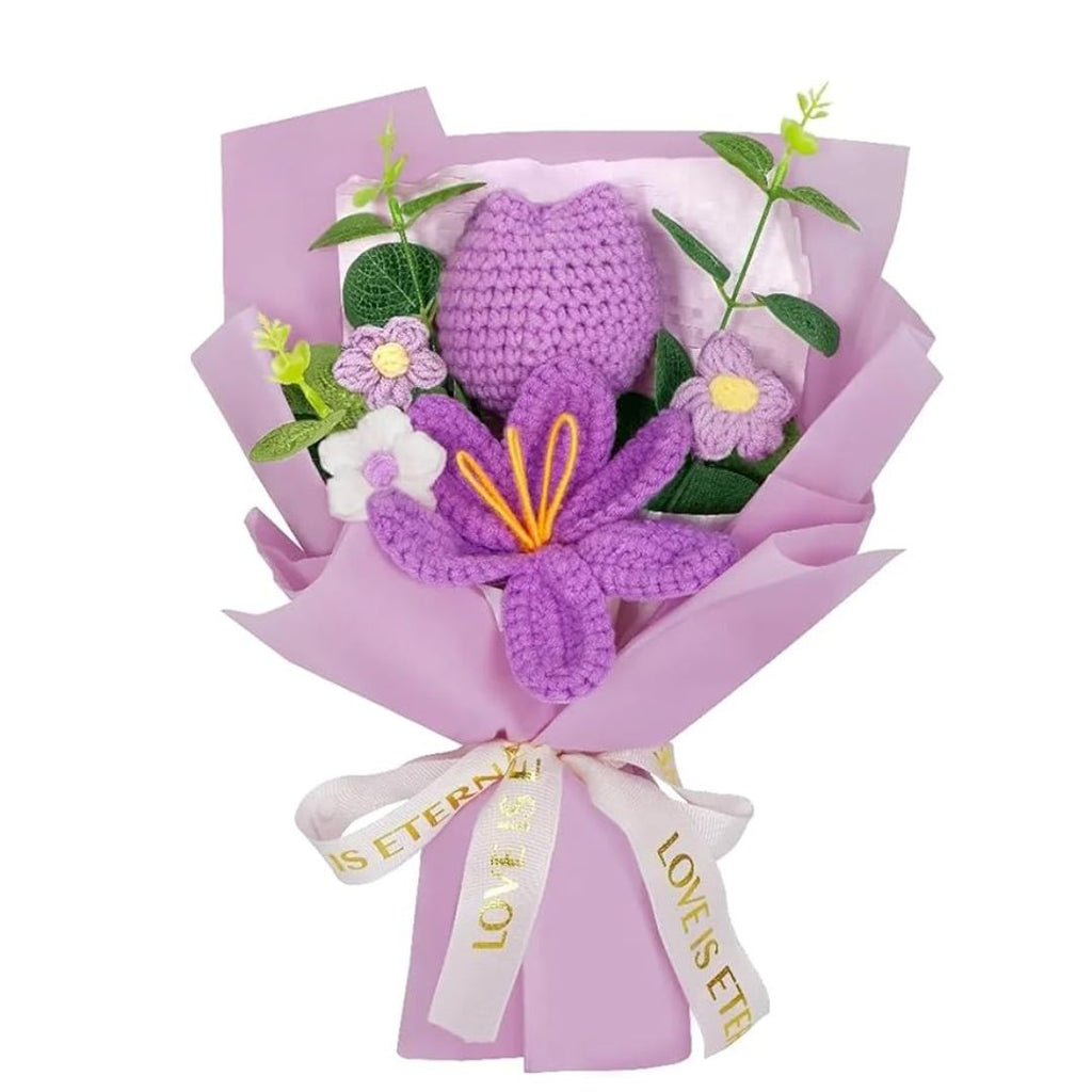 Artificial Crochet Flower Bouquet/Artificial Flowers Bunch Design 5