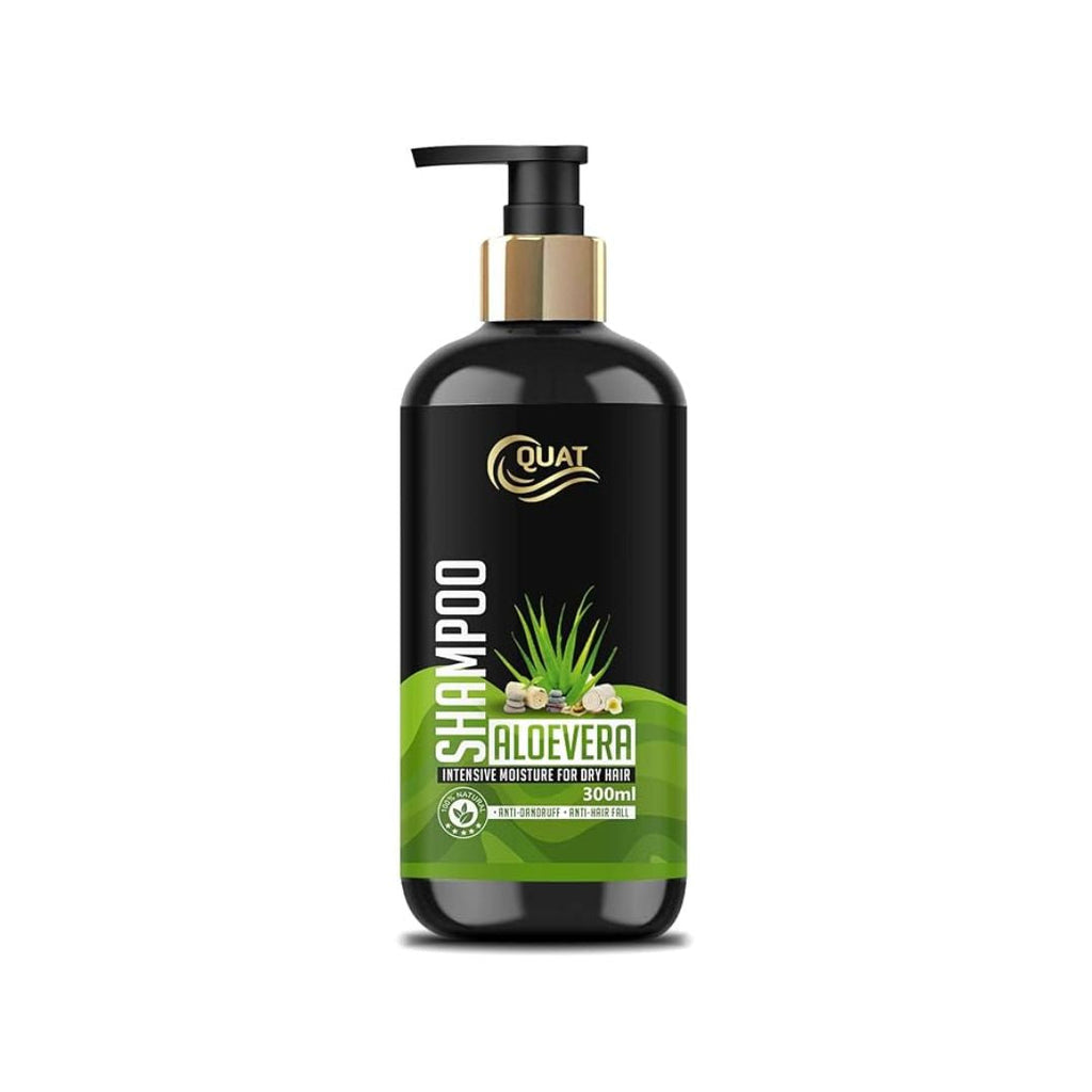 Quat Natural Aloevera Silky & Stronger Hair Shampoo - 300 ml