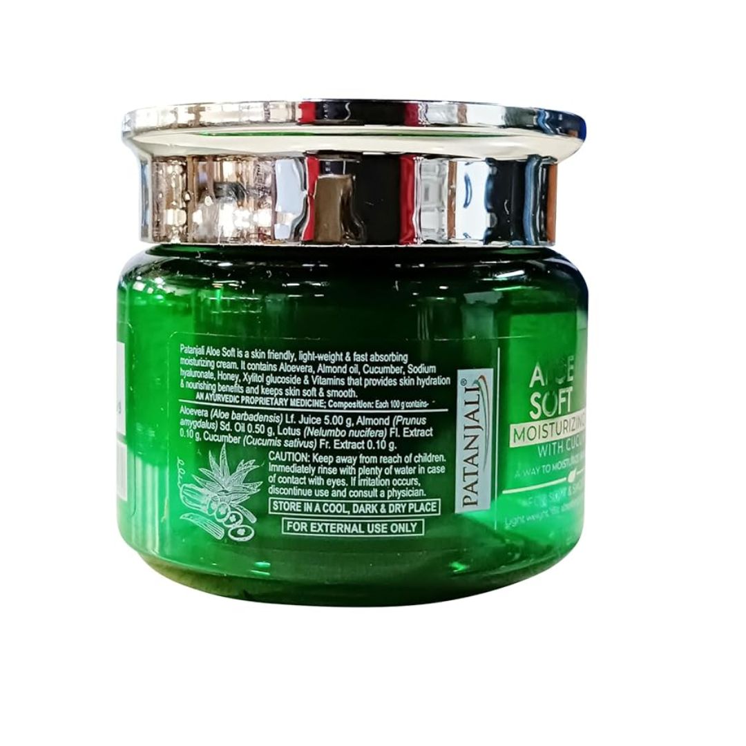 Patanjali Aloe Vera Moisturizing Cream for Face - 50 gms