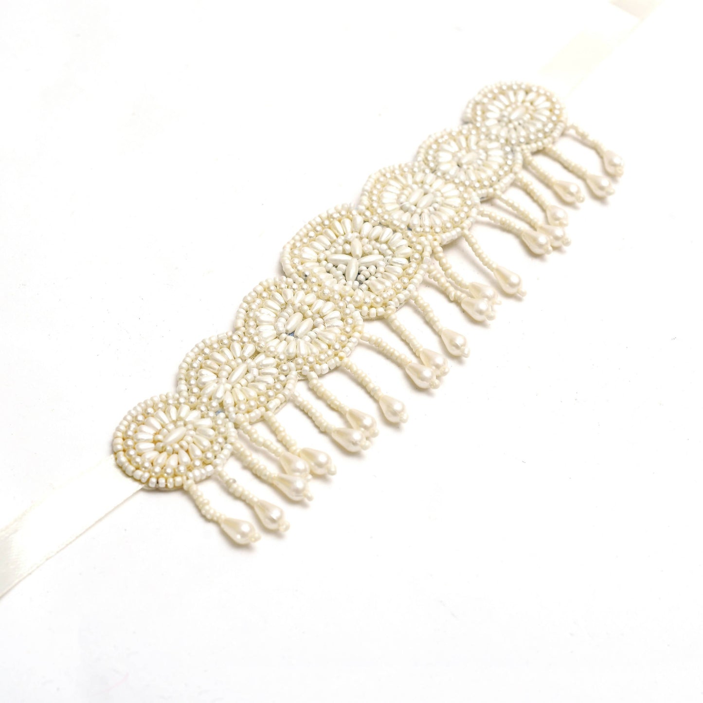 Mominos Fashion Johar Kamal Handicraft Pearls Necklace with Earrings For Women