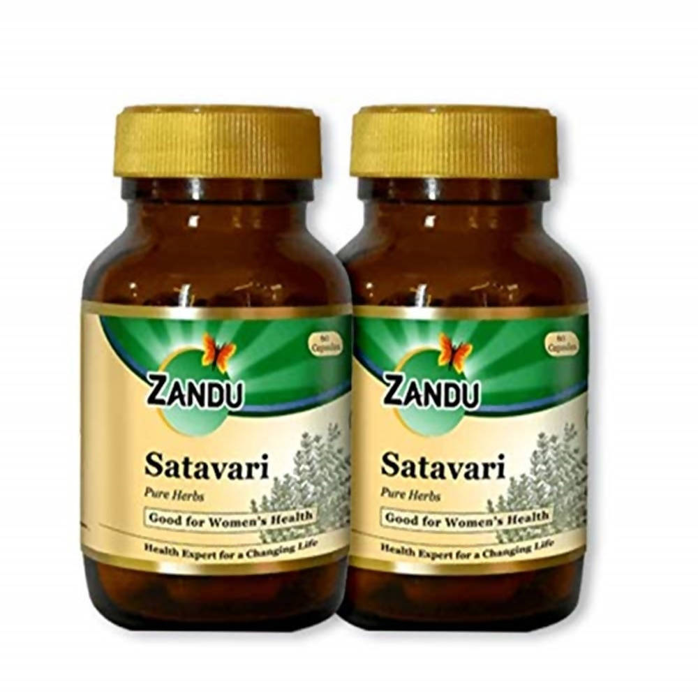 Zandu Satavari Pure Herbs Capsules - 60 Caps