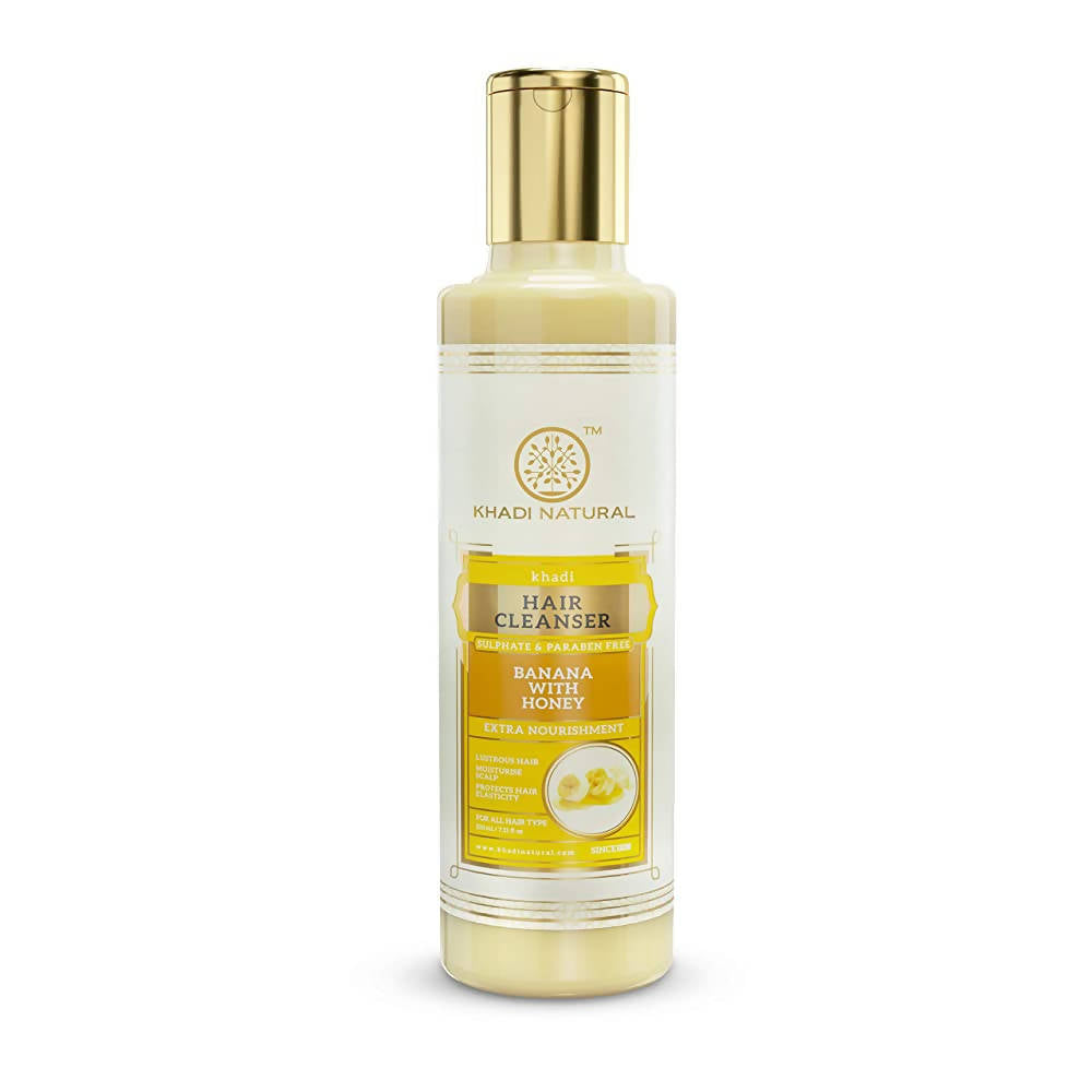 Khadi Natural Banana With Honey Hair Cleanser - 210 ml