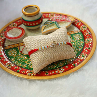 Indianvibez Ad Stone Fancy Rakhi