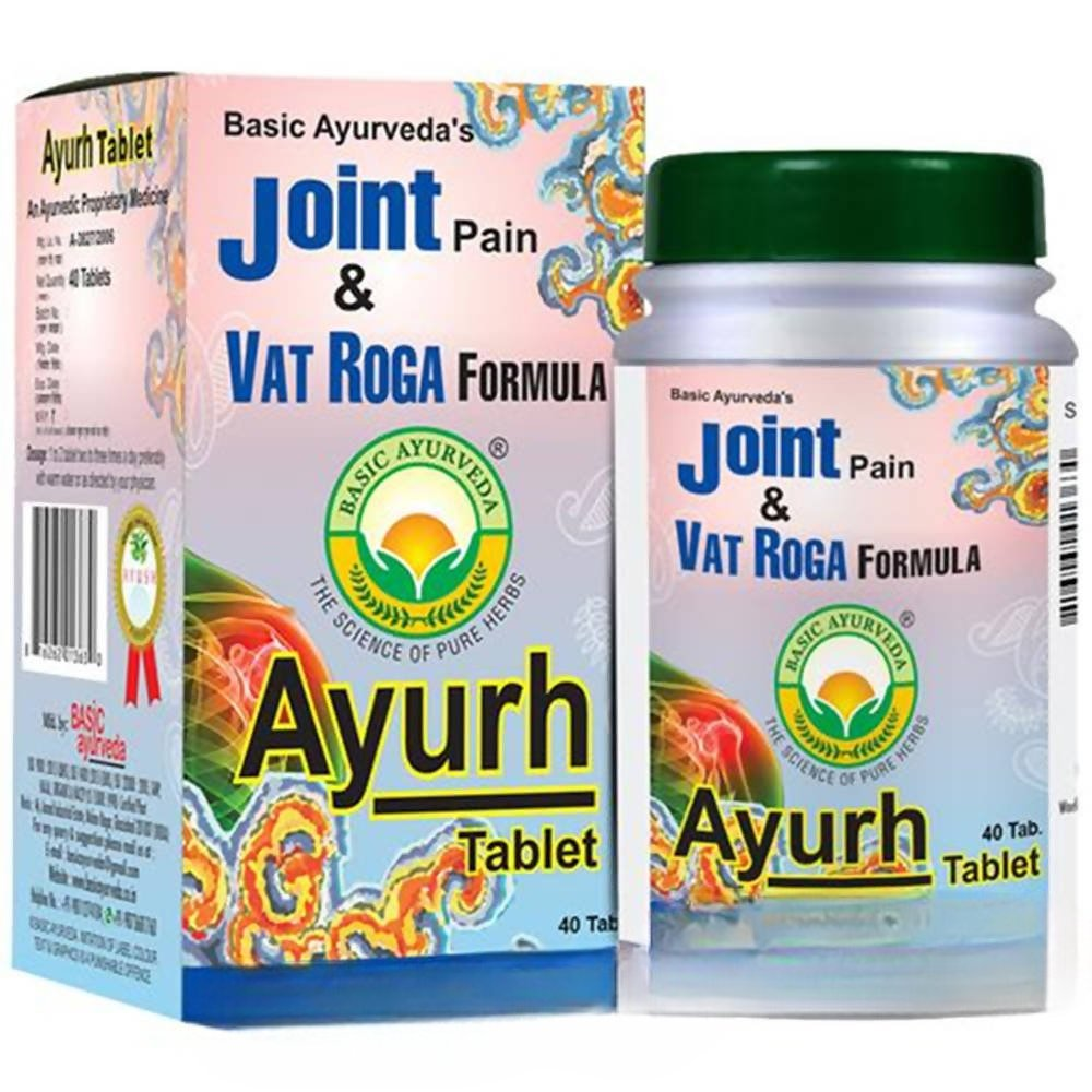 Basic Ayurveda Joint Pain & Vat Roga Formula Ayurh Tablets