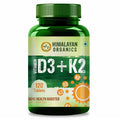 Himalayan Organics Vitamin D3 + K2 Tablets