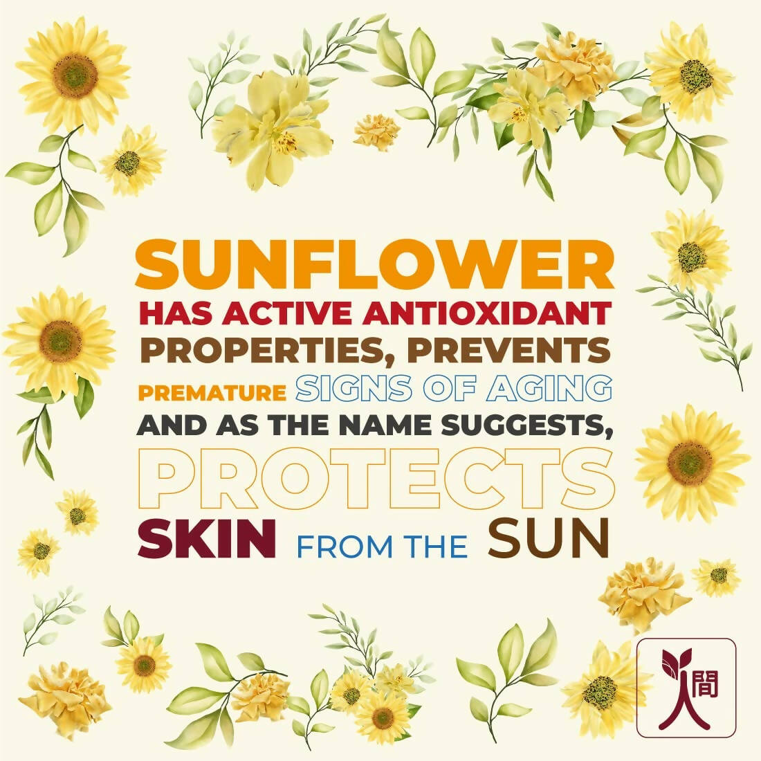 Ningen Sunflower De-Tan Face Scrub