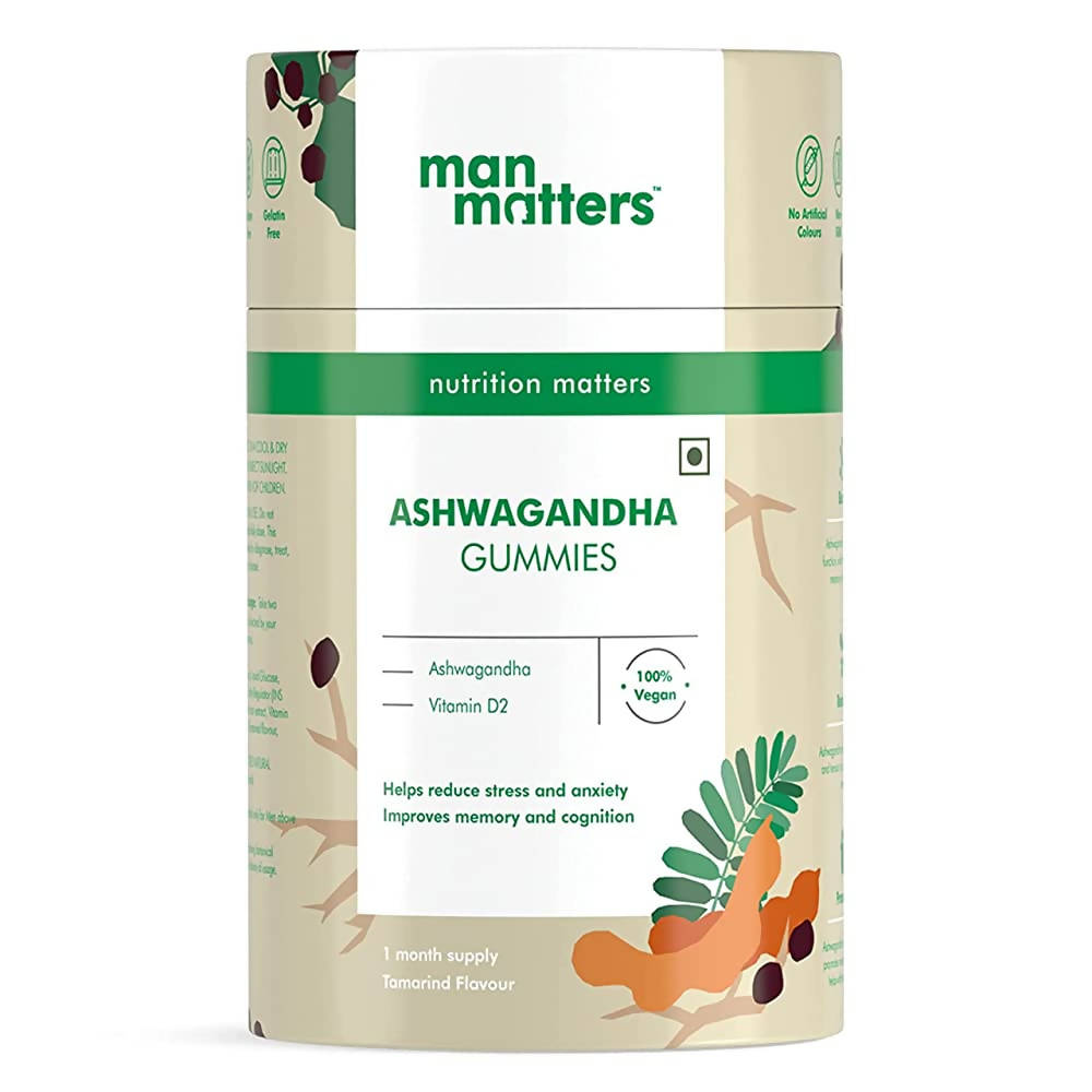 Man Matters Ashwagandha Gummies - 60 gummies