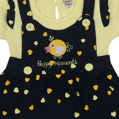 NammaBaby Baby Girl's A-Line Mini Frock Dress - Yellow 117
