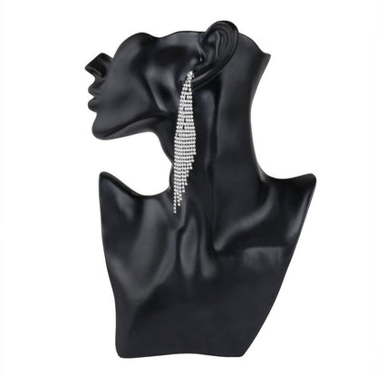 Trendoo Jewelry Silver Diamonds Drops