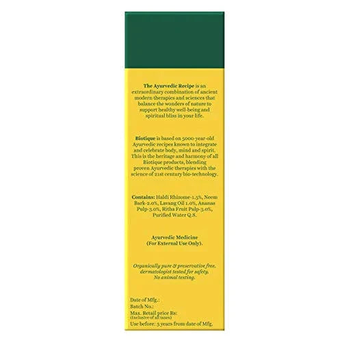 Biotique Advanced Ayurveda Bio Pineapple Oil Control Foaming Face Cleanser - 120 ml