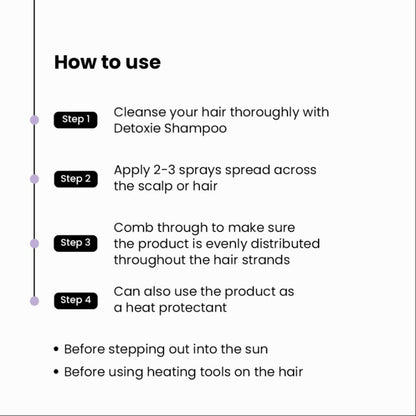 Detoxie Alcohol Free Anti-Frizz Hair Parfum