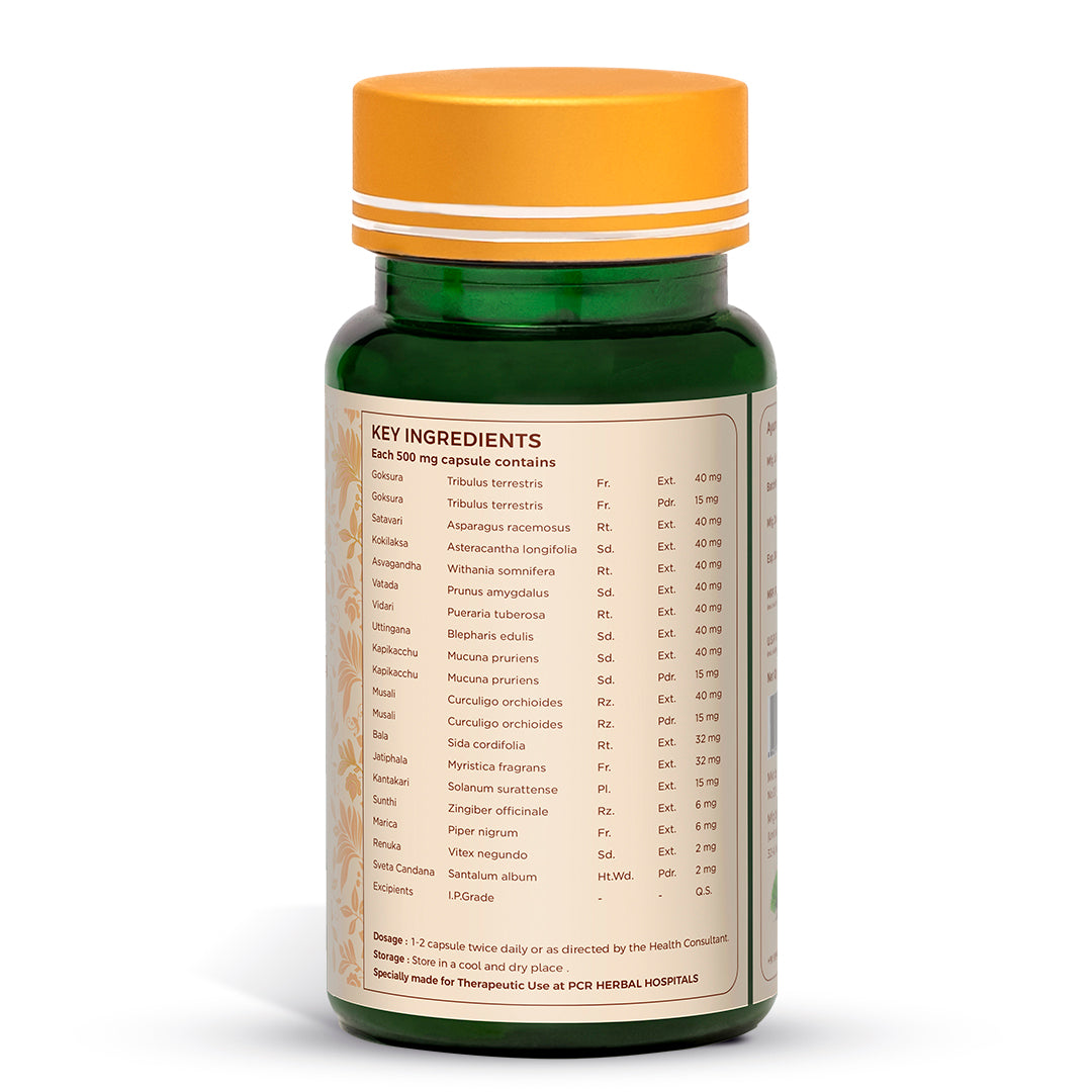 Shreevarma Vajee Care Strong Capsules Men’s Wellness