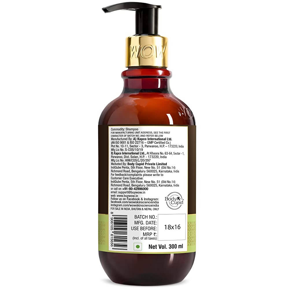 Wow Skin Science Sugarcane Shampoo - 300 ml