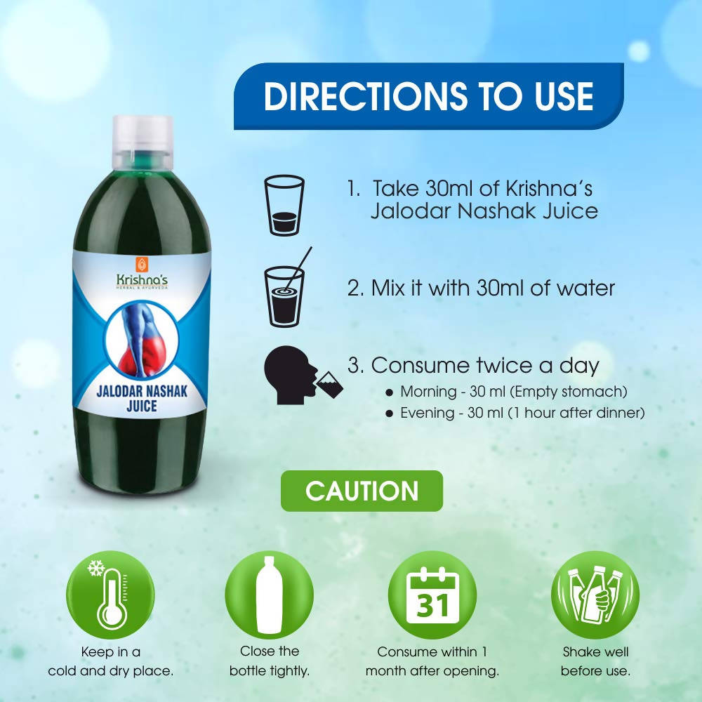Krishna's Herbal & Ayurveda Jalodar Nashak Juice - 500 ml